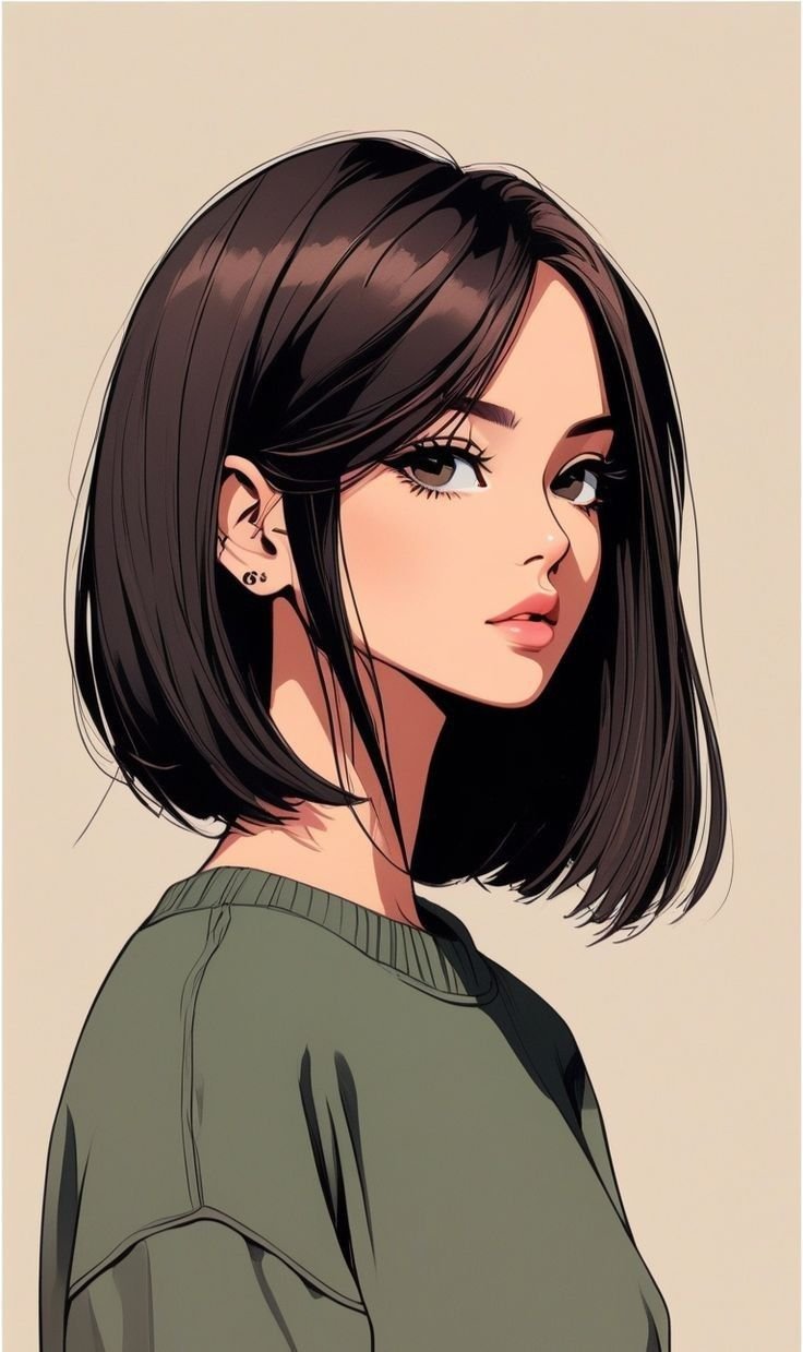 Attitude Cartoon girl dp for Instagram