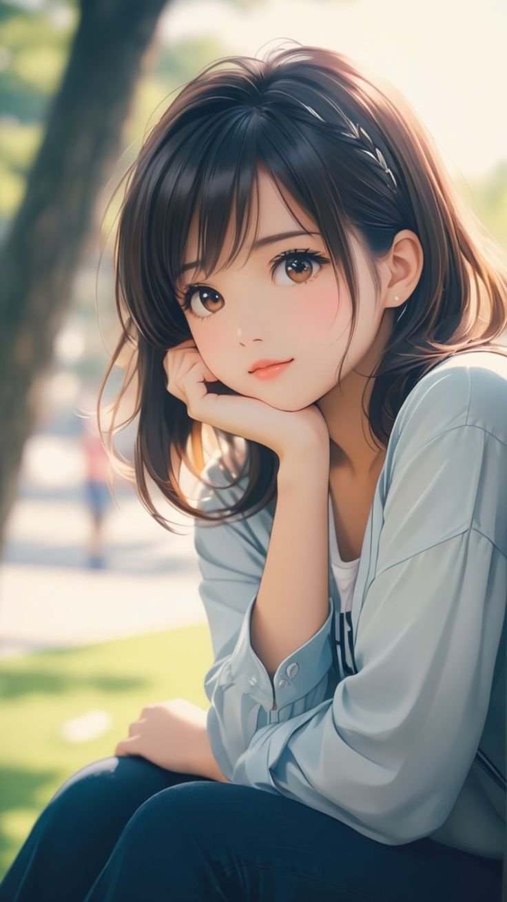 Attitude Cartoon girl dp for Instagram 3