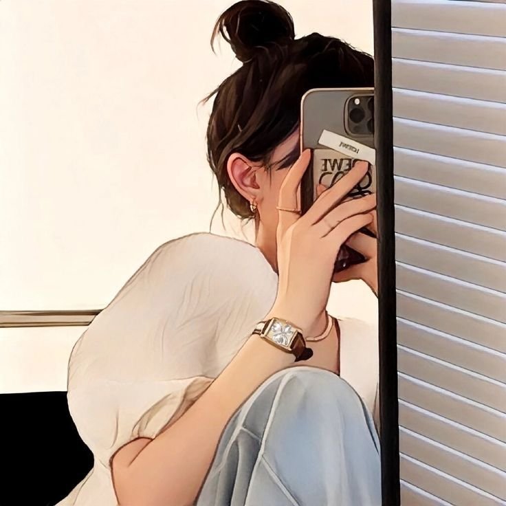 Attitude cartoon girl dp for instagram in english 2