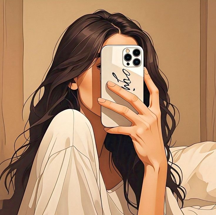 Attitude cartoon girl dp for instagram in hindi 2