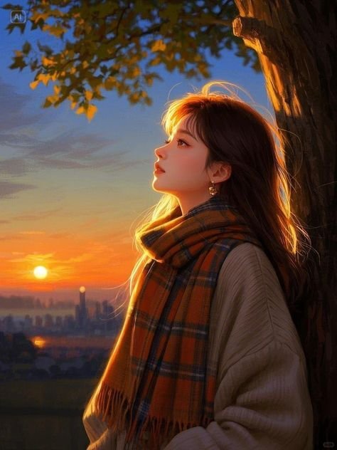 Cartoon girl dp for whatsapp