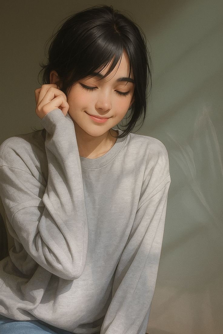 Cartoon girl dp for whatsapp 1