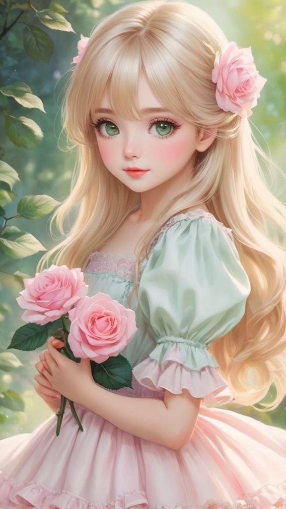 Cartoon girl dp new 3