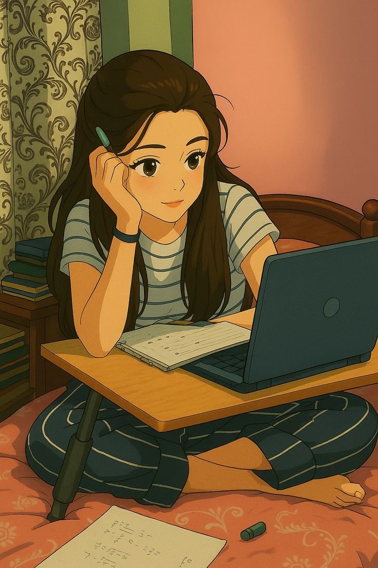 Cute cartoon girl dp 3