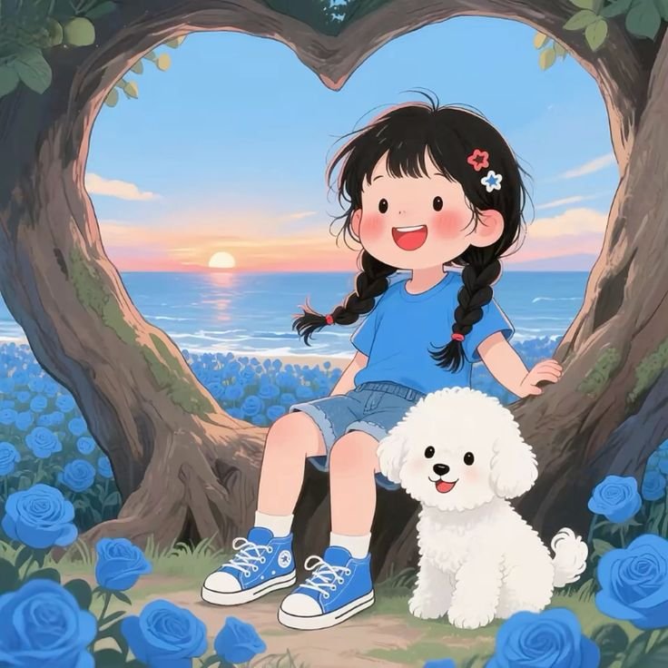 Cute girl Pic cartoon 1