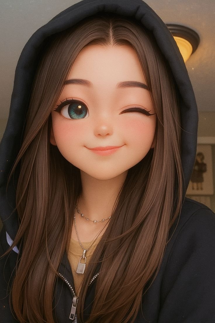 Cute girl Pic cartoon 2