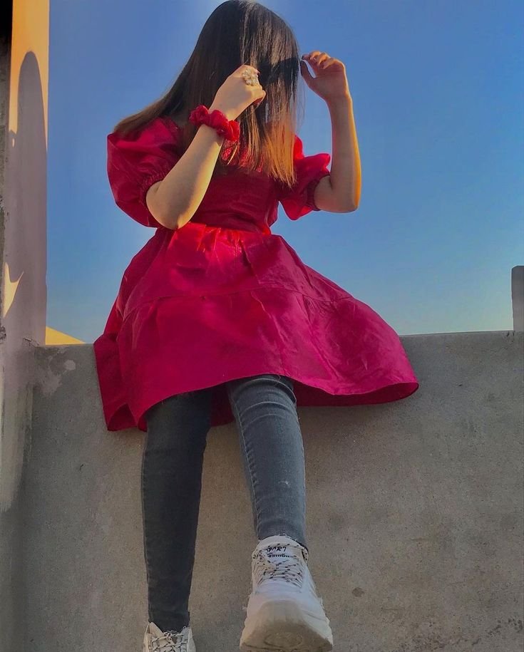 Hidden Face Dp For Girls Black