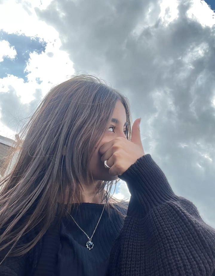 Hidden face dp for girls indian 1