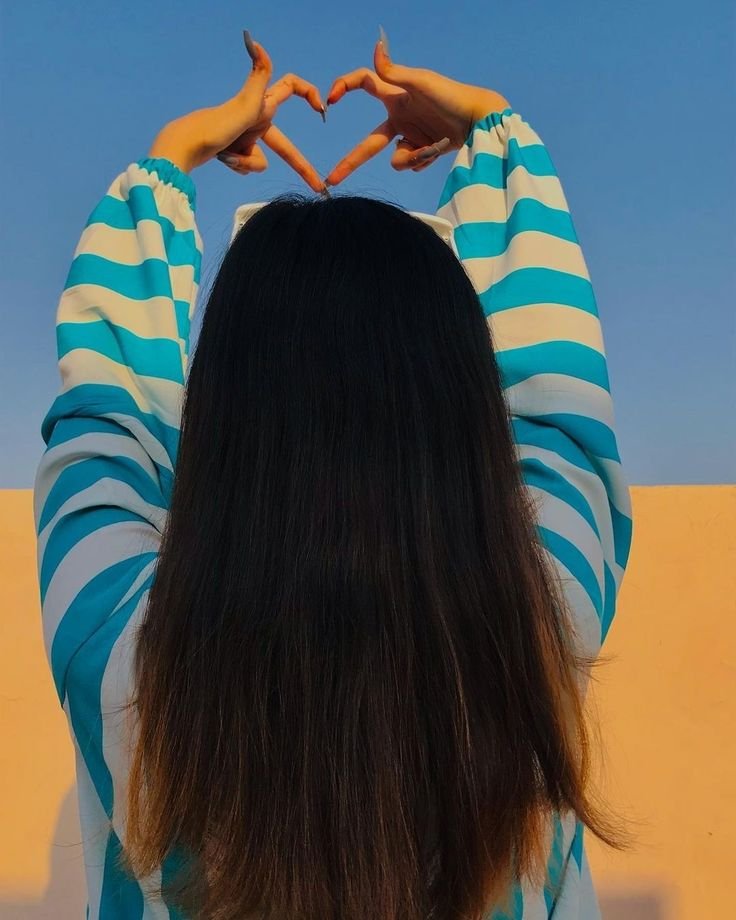 Hidden face girl pic for Instagram download 1