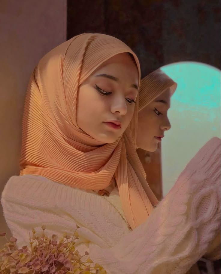 Hijab Girl Photo real 3