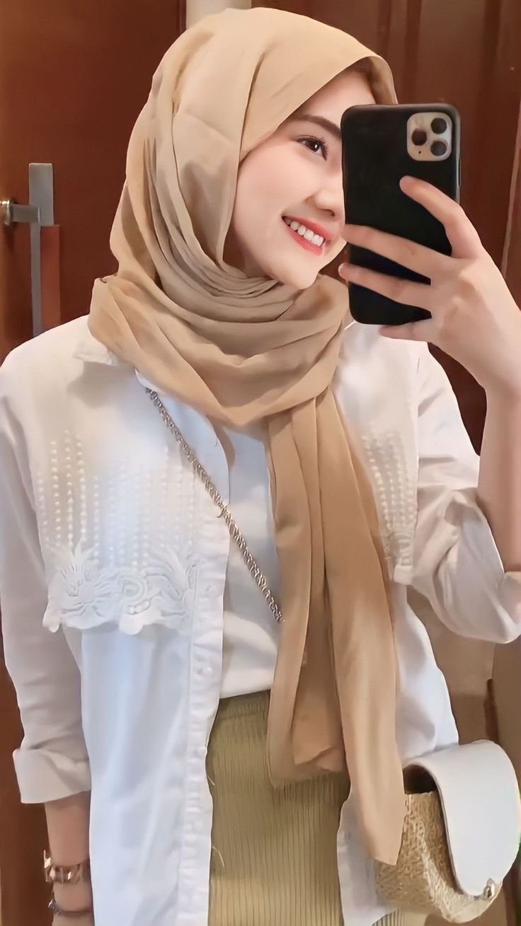 Hijab girl photo hidden face 2