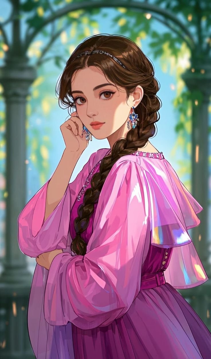 Killer attitude cartoon girl dp for instagram 1