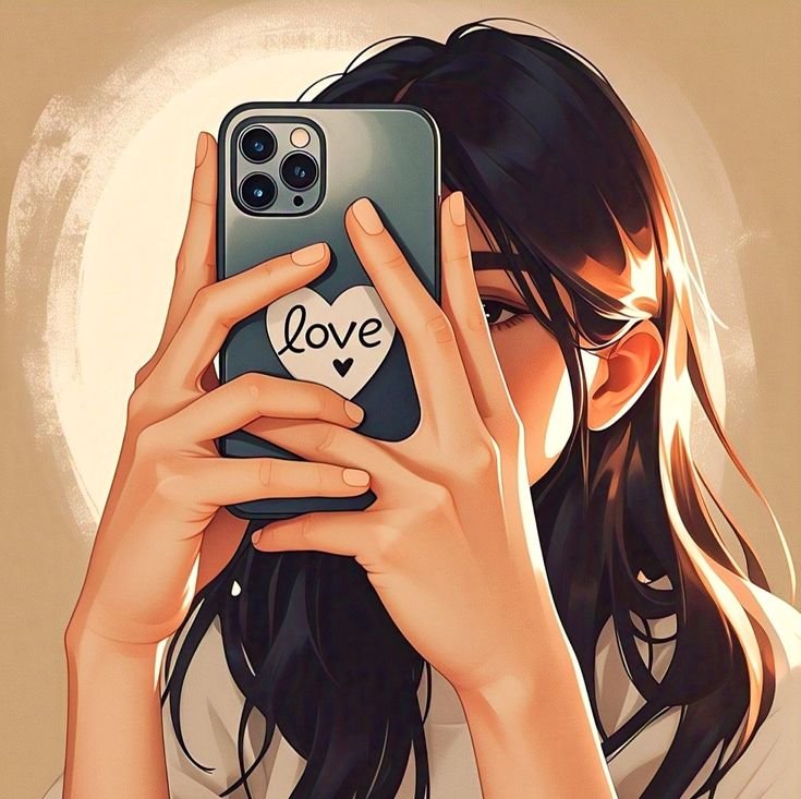 Killer attitude cute cartoon girl 2