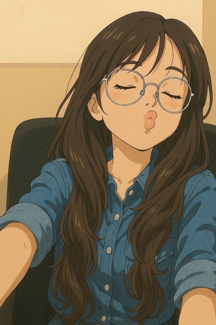 Single girl Dp Cartoon 2